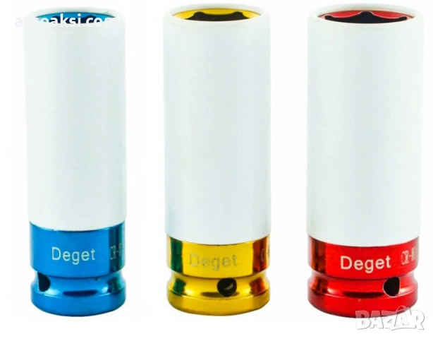 Комплект 3 ударни вложки със защита за алуминиеви джанти с тефлон 17-21мм, снимка 3 - Аксесоари и консумативи - 52886351