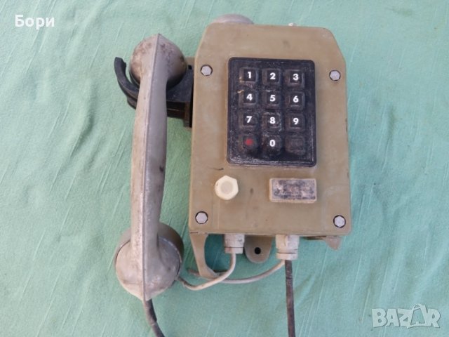 Стар немски стенен телефон, снимка 1 - Други ценни предмети - 36783466