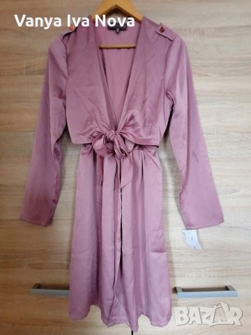 Розова рокля-нова, снимка 1 - Рокли - 28619041