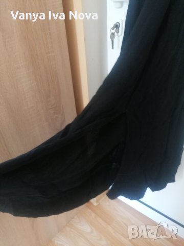 H&M дълга черна рокля, снимка 4 - Рокли - 40587982