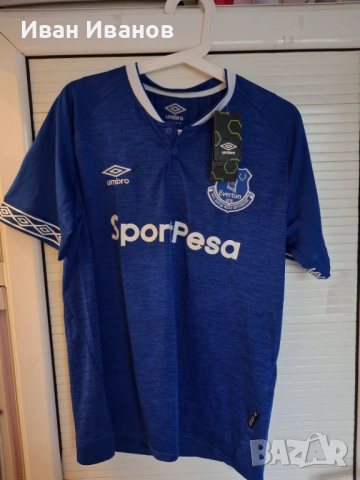 Чисто нова оригинална фланелка на Евертън, снимка 4 - Футбол - 53279275