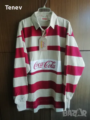 Coca-Cola 1986 Vintage нова с етикет оригинална блуза Кока-Кола ретро винтидж размер Л, снимка 1 - Блузи - 47384667