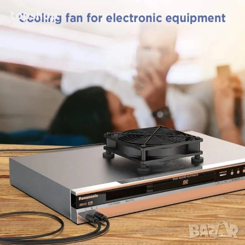 НОВ, ТЕСТВАН EasyAcc USB вентилатор тихо охлаждане 125 мм DC 5V с 3 регулируеми скорости..., снимка 3 - Дънни платки - 51637804