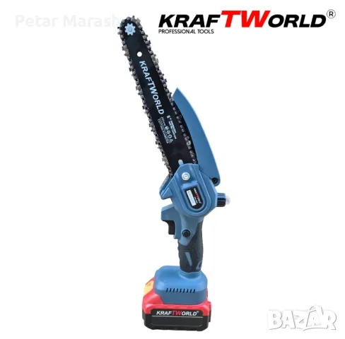Акумулаторна Мини Резачка с 2 Батерии и 2 Вериги KraftWorld, снимка 2 - Други инструменти - 50414518
