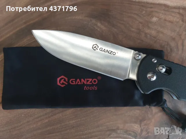 Туристически сгъваем нож Ganzo,заключване Axis Lock, снимка 3 - Ножове - 49203584