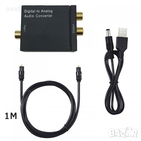 Висококачествен цифрово - аналогов аудио DAC с оптичен вход + Гаранция, снимка 2 - Ресийвъри, усилватели, смесителни пултове - 27360111