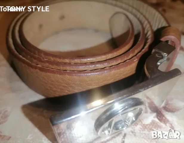 LAUREL Оригинал Нов Дамски Колан Изцяло от Естествена Кожа 100см., снимка 9 - Колани - 51644494