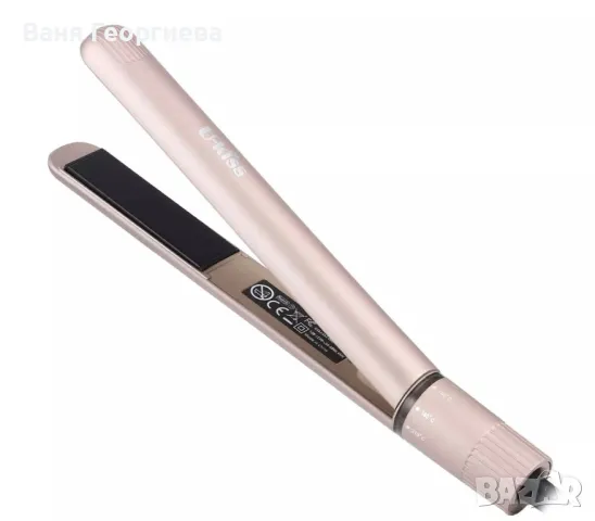 Маша за изправяне на коса U-Kiss 2 в 1, керамична плаваща плоча