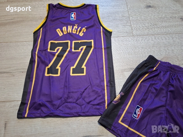 Детски баскетболен екип на Лейкърс #Лука Дончич#77!, снимка 2 - Баскетбол - 52154560