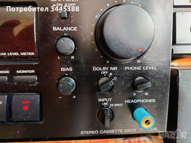 SONY-DECK TC-K570, снимка 2 - Декове - 53174172