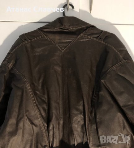 Дамско кожено яке в отлично състояние, размер S, естествена кожа!, снимка 7 - Якета - 38853682
