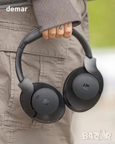 Безжични слушалки LINDY BNXe с активно шумопотискане, 55 часа, Bluetooth 5.3, черни, снимка 8 - Bluetooth слушалки - 50021612