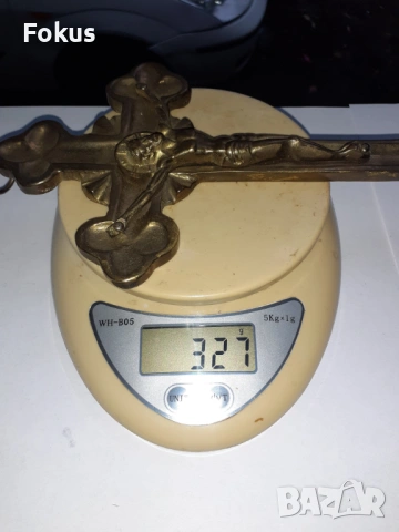 Стар голям бронзов кръст разпятие религия, снимка 7 - Антикварни и старинни предмети - 53279042