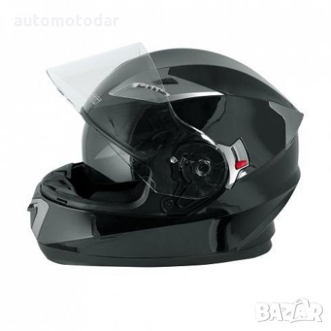 Шлем за мотор A-PRO BADGE BLACK