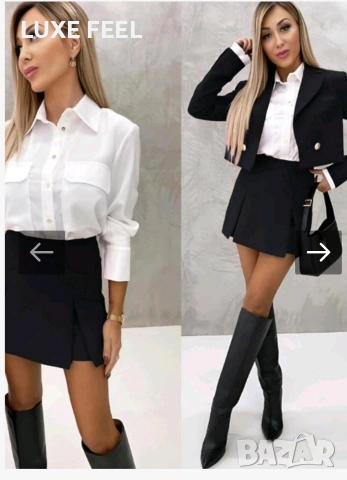 💎Сако + Пола-Панталонки, снимка 5 - Комплекти - 53499266