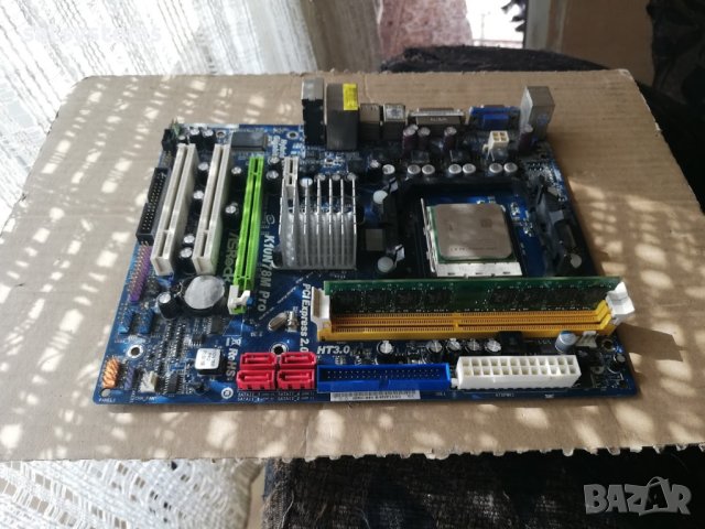 Дънна платка ASRock K10N78M Pro Socket AM3 +CPU, снимка 6 - Дънни платки - 40494442