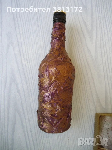 ртчно декорирано шише, снимка 3 - Други - 51069482