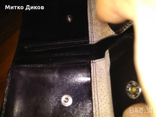 Чанта за ръка Капица естествена кожа 24х19х9см, снимка 7 - Чанти - 27406155