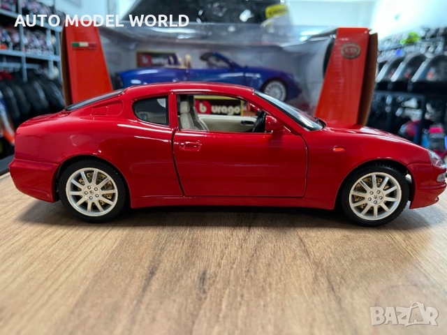 Метална колекционерска количка BBURAGO MASERATI 3200GT 1:18 НОВА, снимка 2 - Колекции - 51660172