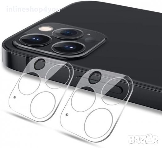 Стъклен протектор за гръб / дисплей камера за Apple iPhone 13 Pro Max, снимка 6 - Фолия, протектори - 34696983