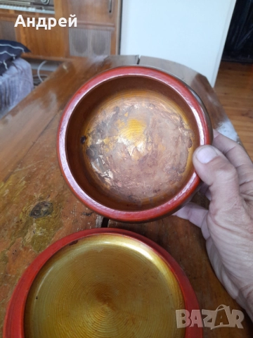 Стара дървена кутия,хохлома #14, снимка 5 - Други ценни предмети - 52930024