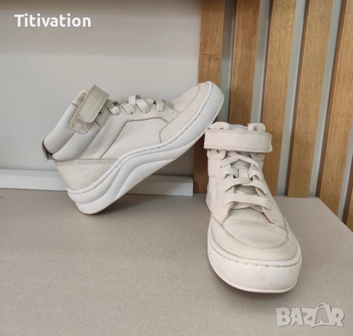 Бели кецове Timberland , снимка 3 - Кецове - 50502905