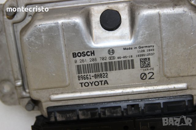 Моторен компютър ECU Toyota Aygo (2005-2012г.) 0261208702 / 0 261 208 702 / 89661-0H022 / 896610H022, снимка 2 - Части - 43580476