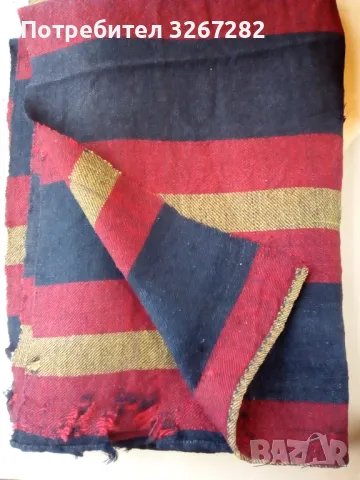 Черга,Селска,Ръчно Тъкана, Вълна, Кюстендилско, снимка 12 - Антикварни и старинни предмети - 48219263