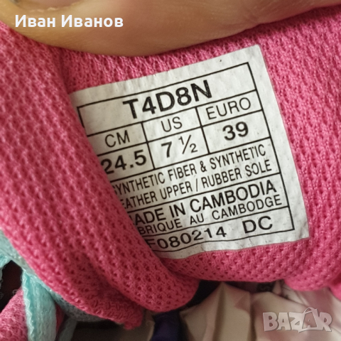 маратонки ASICS GEL-ZARACA 3 номер 39, снимка 6 - Маратонки - 44847606