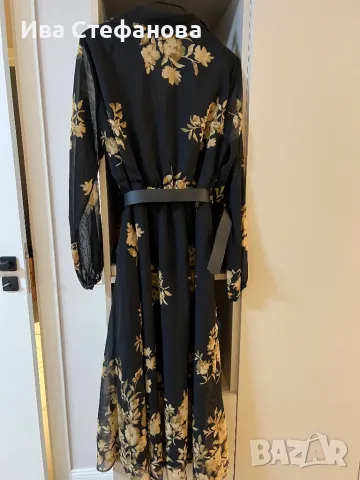 Нова стилна разкошна феерична елегантна рокля флорален принт цветя  Размер ХЛ, снимка 2 - Рокли - 48652901
