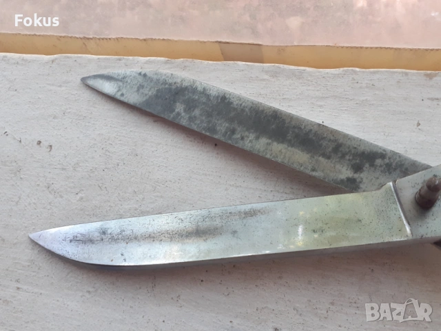 Голяма маркова шивашка ножица страхотен ряз, снимка 6 - Антикварни и старинни предмети - 53422345