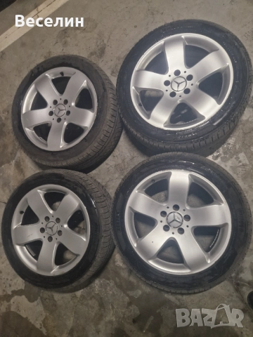 Продавам гуми дот24 с джанти 17" за мерцедес 