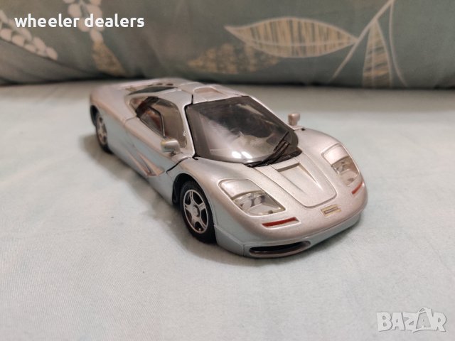 Метална количка Mclaren F1 Maisto Supercar collection 1/24, снимка 7 - Колекции - 40626653