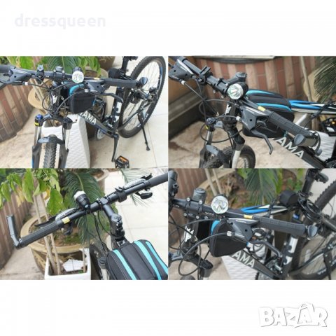 1869 Led фенер за колело и фенер за челник, снимка 7 - Аксесоари за велосипеди - 37450492