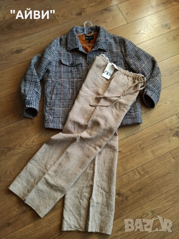 Дамска карирана риза-яке овършърт, снимка 16 - Якета - 53212929