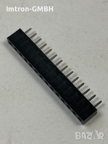 РЕЙКА  ГНЕЗДО ЩИФТОВ ЖЕНСКИ PIN 14 ПРАВ 2,54MM THT 1X14