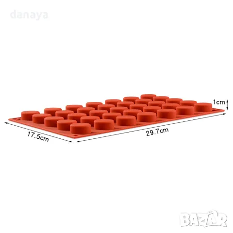 5525 Силиконова форма за жилибони яйца, 35 гнезда, снимка 4 - Форми - 48233561