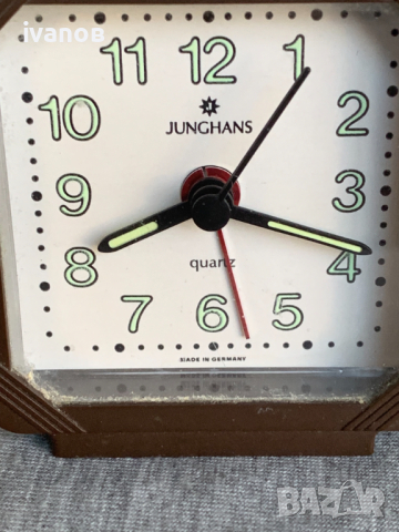 настолен часовник  Junghans 710, снимка 4 - Антикварни и старинни предмети - 44926406