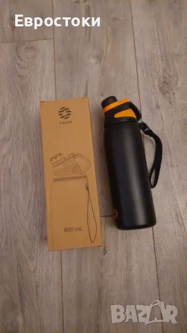 Fjbottle Бутилка за вода от неръждаема стомана 1000мл с магнитен капак, без BPA, снимка 6 - Термоси - 48653986