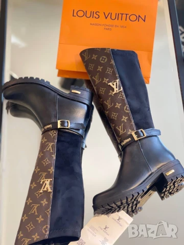 дамски ботуши burberry louis vuitton, снимка 3 - Дамски ботуши - 51429053