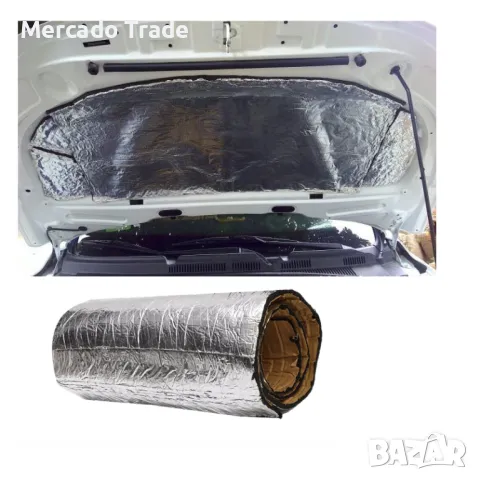 Шумоизолация за кола, Шумоизолиращо фолио, За капаци и врати, 6мм, Сив, снимка 3 - Аксесоари и консумативи - 49723305