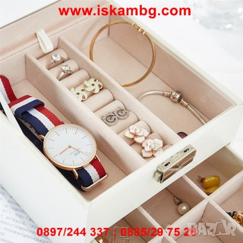 Елегантен куфар за бижута - код 0755, снимка 7 - Други - 26723900