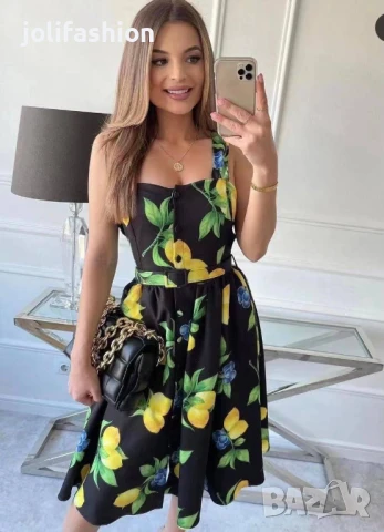 Рокля с череши, снимка 16 - Рокли - 46404079