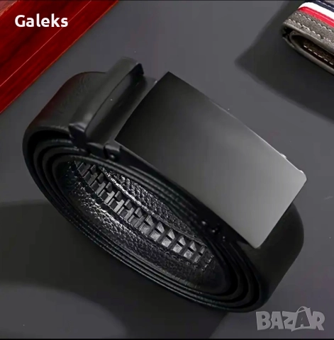 Официални Мъжки колани с автоматична катарама /Естествена телешка кожа!, снимка 7 - Колани - 51608085
