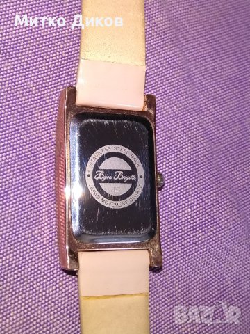 Bijou brigitte марков кварцов часовник женски японска машина стоманен корпус, снимка 9 - Дамски - 40384046