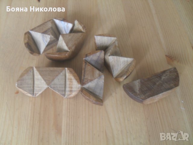 Дървен пъзел - кълбо (топка)_за подарък, снимка 3 - Пъзели - 35243973