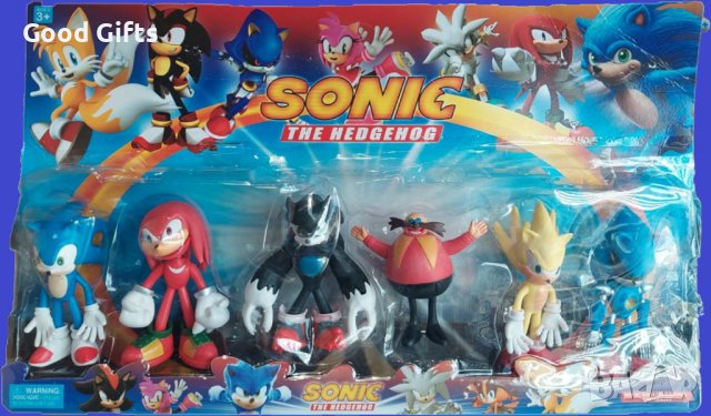 Соник таралежа и приятели фигурки