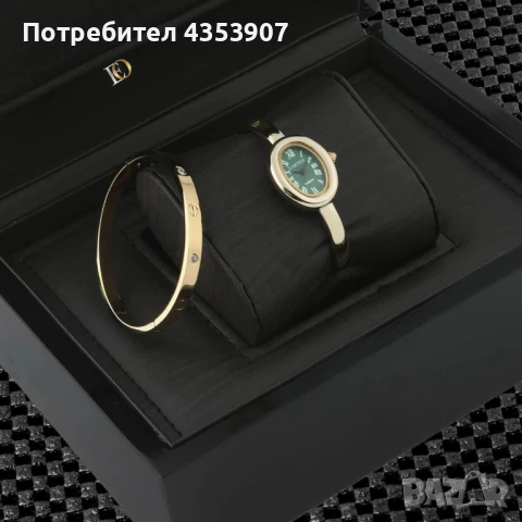 Cartier часовник+гривна, снимка 3 - Дамски - 51169580
