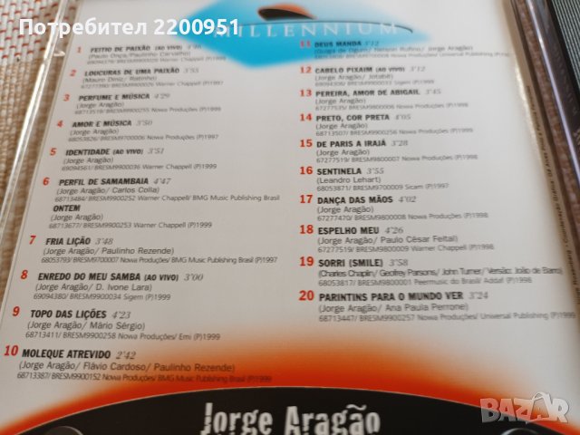 JORGE ARAGAO, снимка 4 - CD дискове - 43038923
