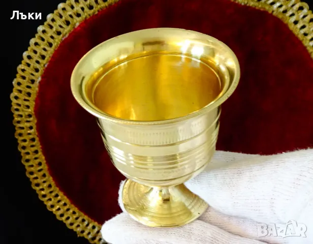 Масивна бронзова чаша,аптекарско хаванче. , снимка 4 - Антикварни и старинни предмети - 50289999